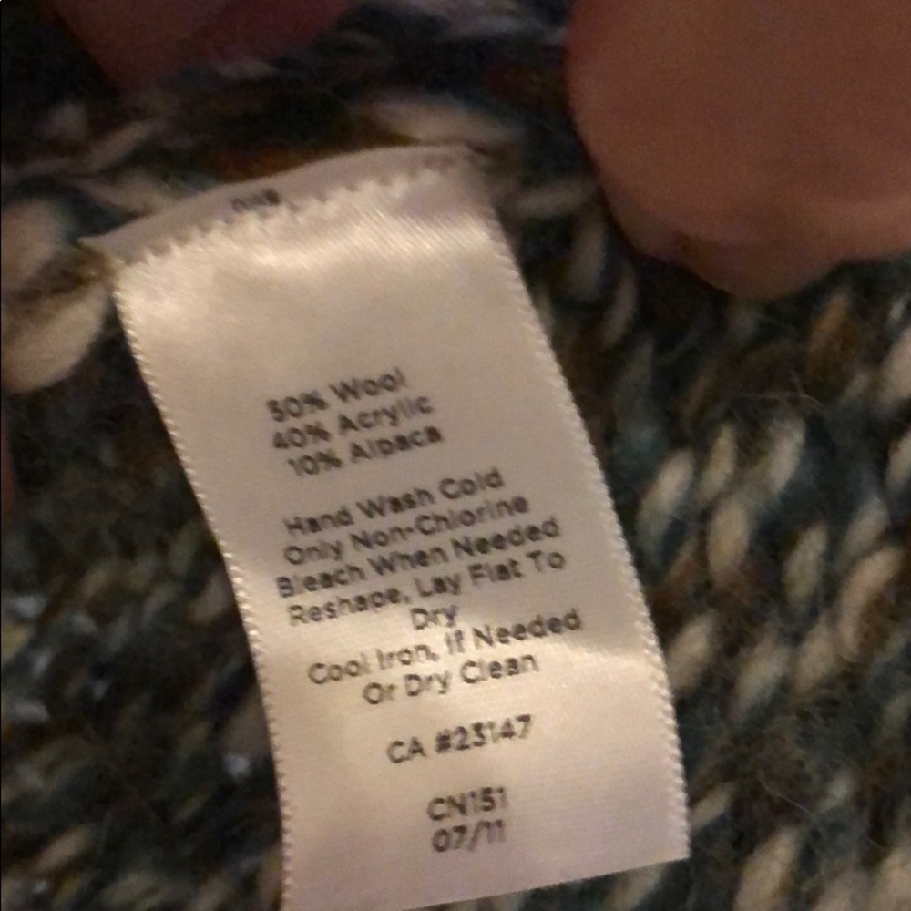 Talbots Petite multi-colored sweater